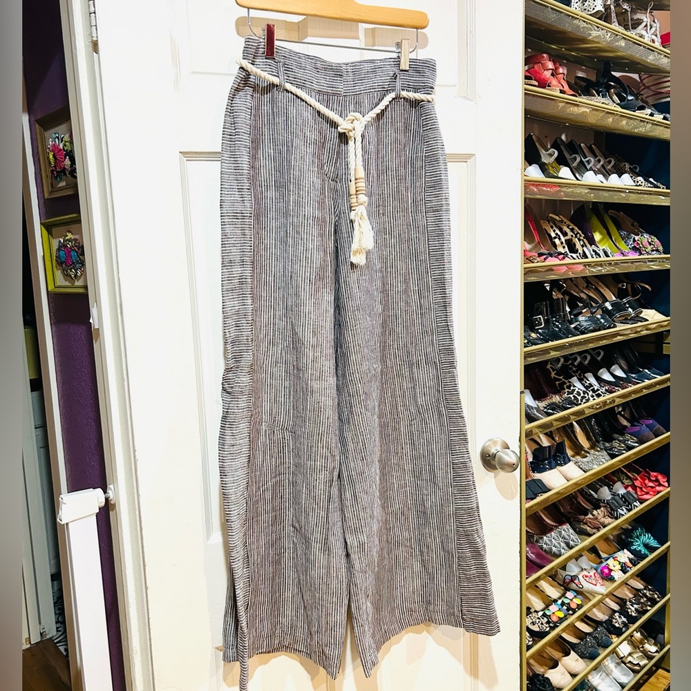 {Anthropologie | ett:twa} NWOT Linen Wide Leg Pants - Picture 3 of 14